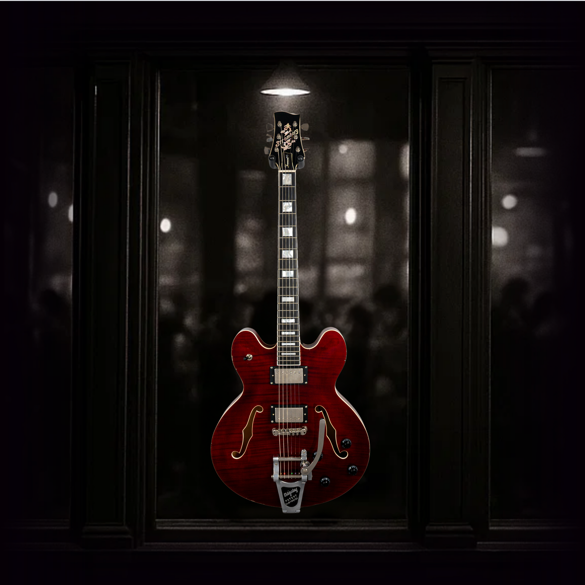 Fremont w/ Bigsby - Trans Red Medium Aged