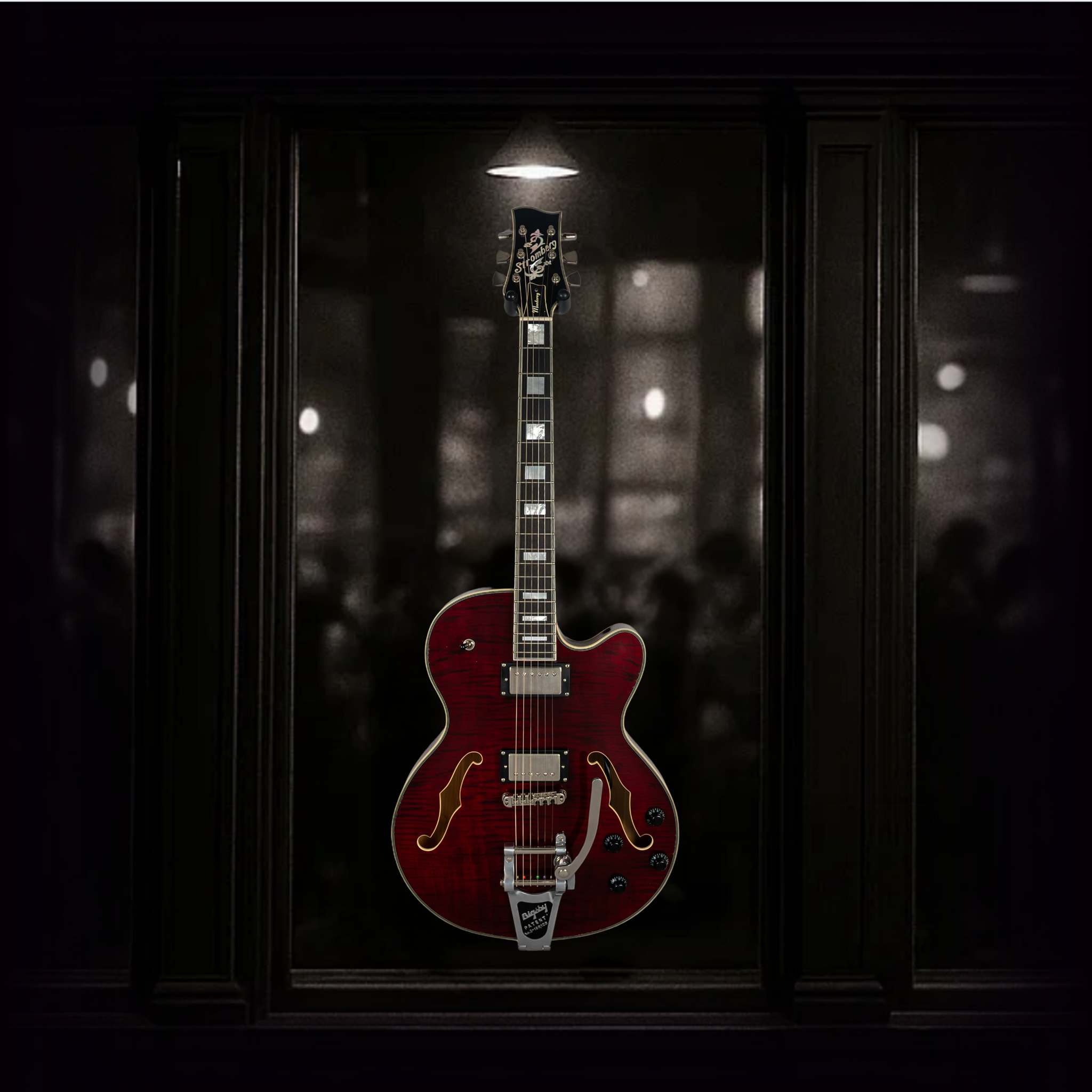 Monterey w/ Bigsby - Trans Red Medium Aged