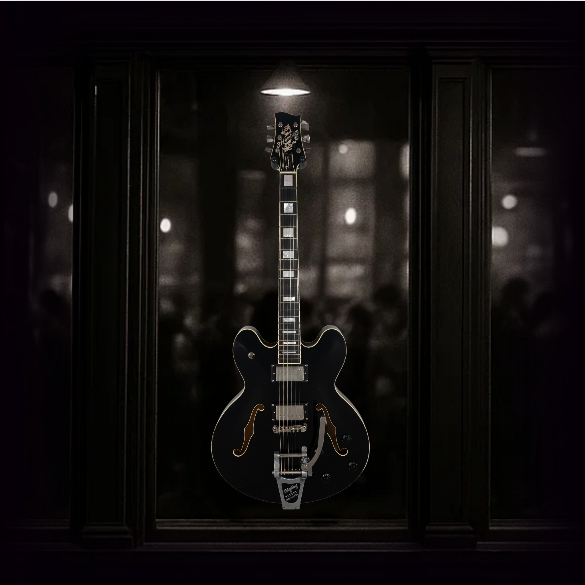 Fremont w/ Bigsby - Black Medium Aged