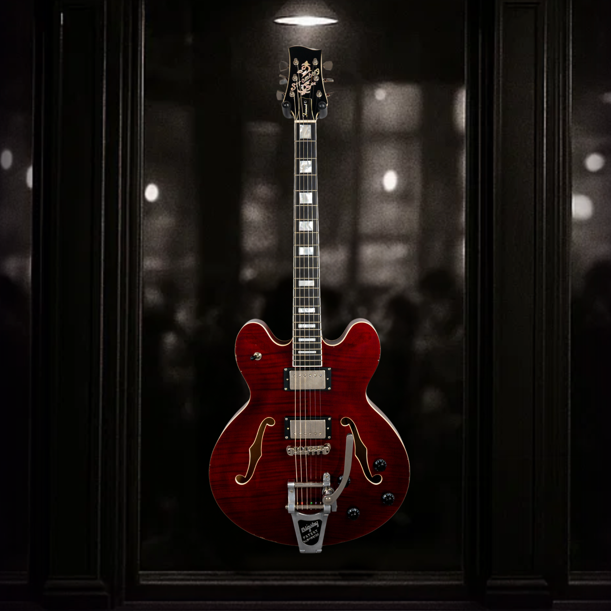 Fremont w/ Bigsby - Trans Red Aged