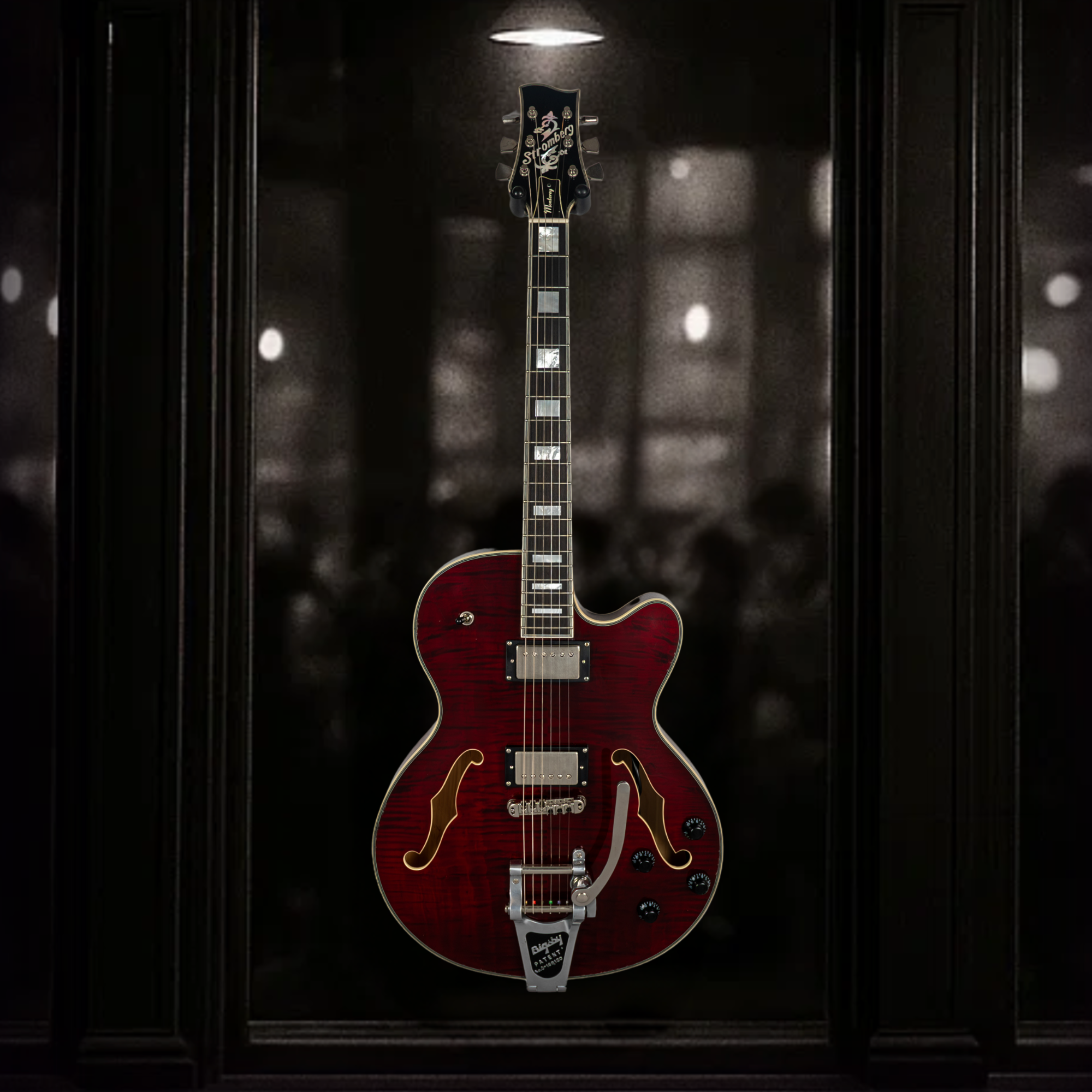 Monterey w/ Bigsby - Trans Red Aged